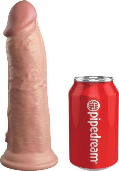 Dildo realist King Cock Elite 20,3 cm din silicon, cu bază cu ventuză
