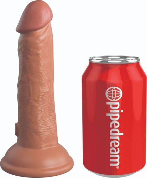 Dildo realist King Cock Elite 15,2 cm cu bază cu ventuză