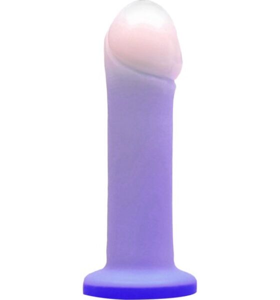 Dildo Tantus Duchess Twilight din silicon cu dublă densitate, cu bază cu ventuză
