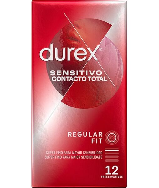 Cutie cu 12 prezervative Durex Sensitivo Super Subțire