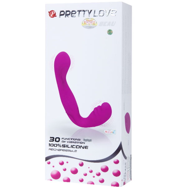 Ham strap-on dublu fără curele Pretty Love Beau