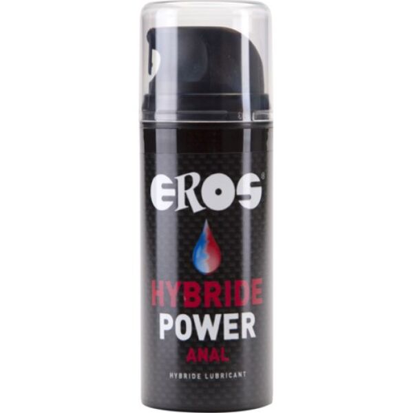 Flacon cu pompă al lubrifiantului anal Eros Hybride Power Anal 100 ml