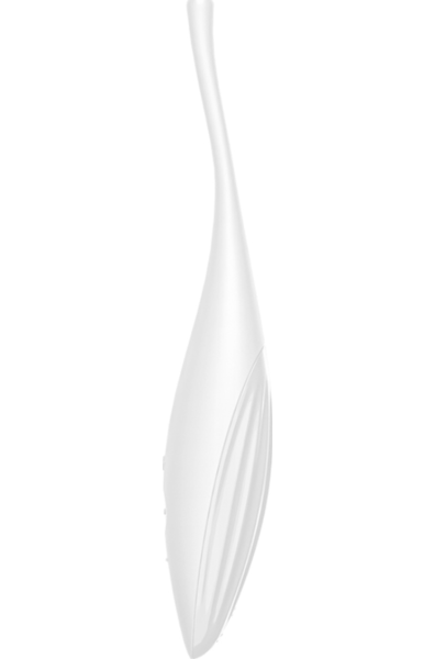 Vibrator clitoridian Satisfyer Twirling Joy cu vârful îngust și panoul de butoane