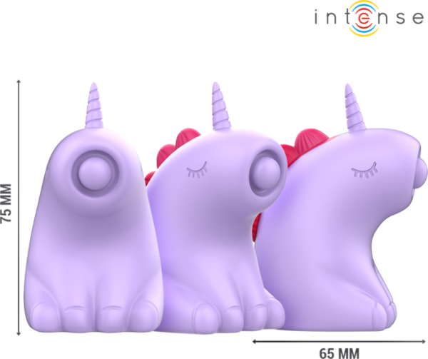 Vibrator clitoridian Intense Sweetie în formă de unicorn roz