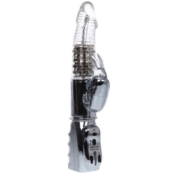 Vibrator rotativ Baile BW-033785SY cu braț pentru clitoris