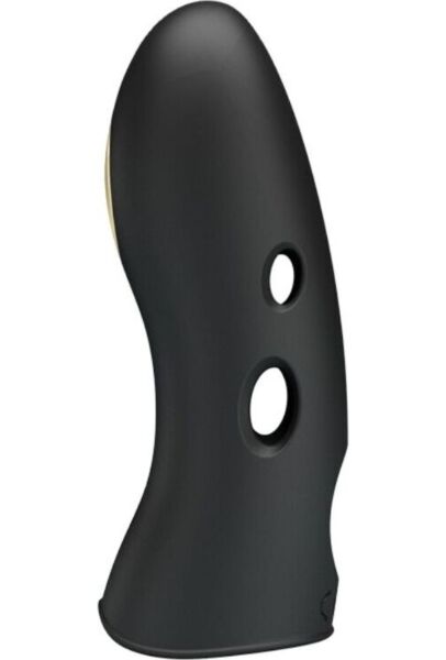 Vibrator de deget cu electrostimulare Pretty Love BI-014755, negru