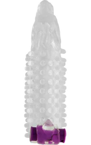Manșon pentru penis Ohmama Dragon cu vibrator bullet
