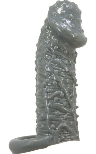 Manșon pentru penis Pretty Love BI-016013-2, cu o curea pentru testicule