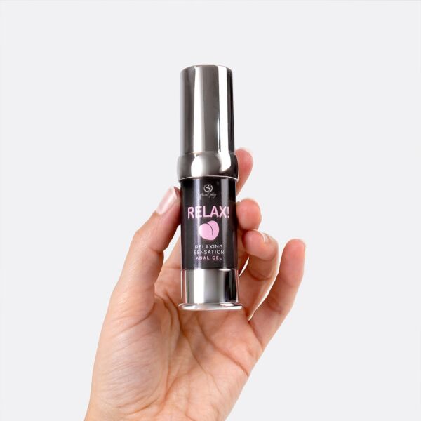 Flacon airless de 15 ml cu gelul anal Secret Play Relax