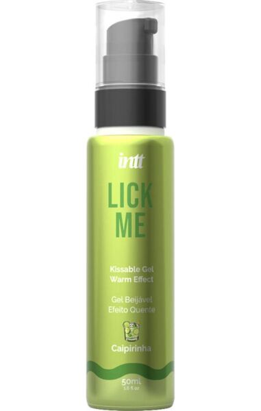 Gel comestibil cu efect de încălzire INTT Lick Me, în aromele caipirinha și miere