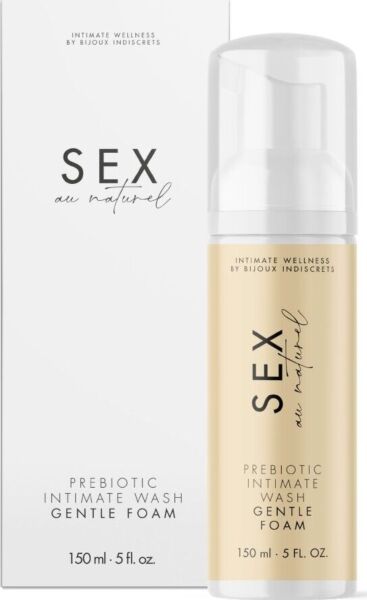 Spumă intimă prebiotică Bijoux Indiscrets Gentle Foam, flacon de 150 ml