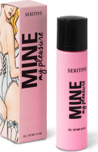 Ambalaj de 50 ml al gelului intim Sexitive Mine, my pleasure