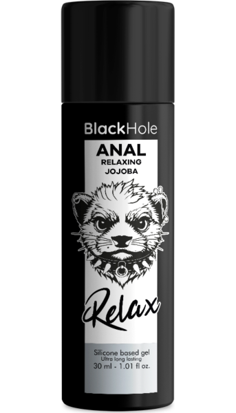 Lubrifiant anal Black Hole Anal Relaxing cu jojoba, în variantele de 30 ml și 100 ml