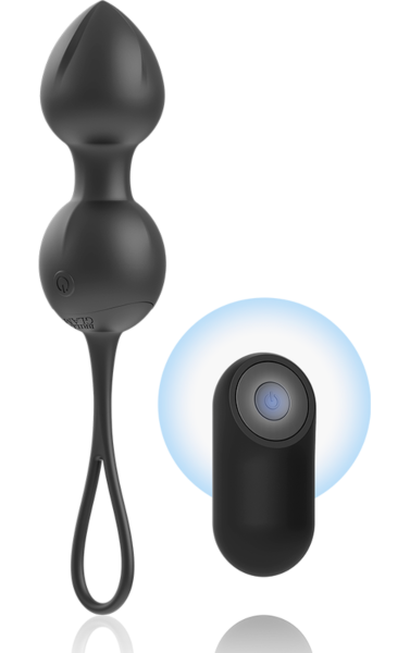 Bile vaginale Brilly Glam Vibrating Kegel Beads cu telecomandă