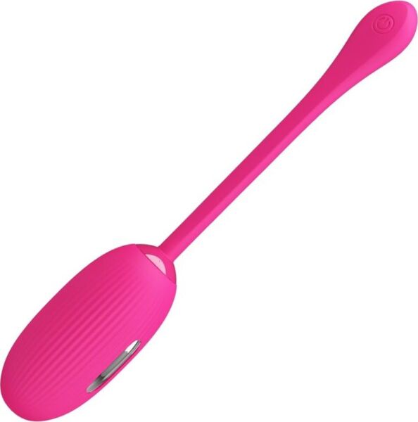 Ou vibrator Pretty Love BI-014609HP din silicon, cu snurul său flexibil
