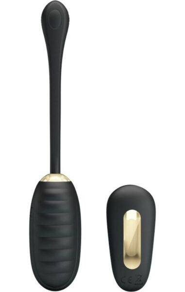 Ou vibrator Pretty Love Doreen negru, cu telecomanda lui