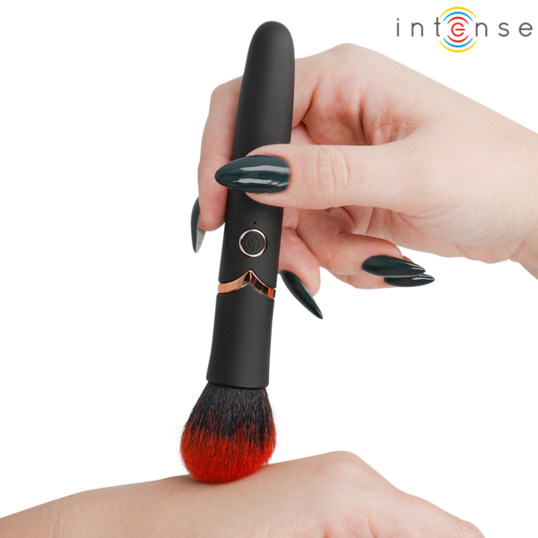 Vibrator pensulă Intense Emilia cu capul său cu peri