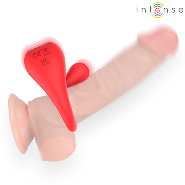 Inel vibrator Intense Russell cu stimulator clitoridian