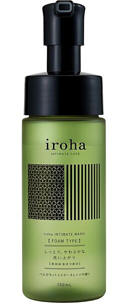 Săpun intim spumant Iroha Intimate Care Wash, flacon cu dozator de 150 ml