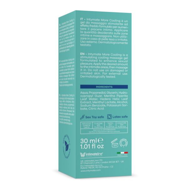 Gel de masaj Intymate More Cooling 30 ml cu efect rece