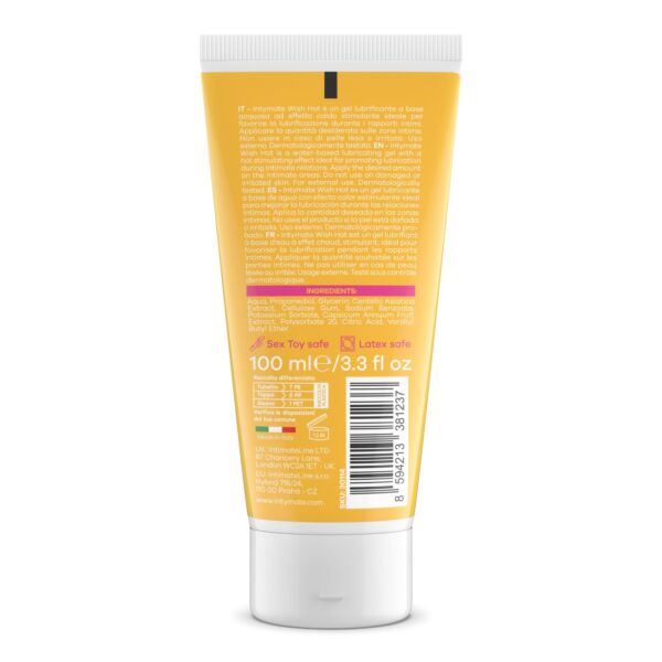 Lubrifiant Intymate Wish Hot de 100 ml, cu efect de căldură