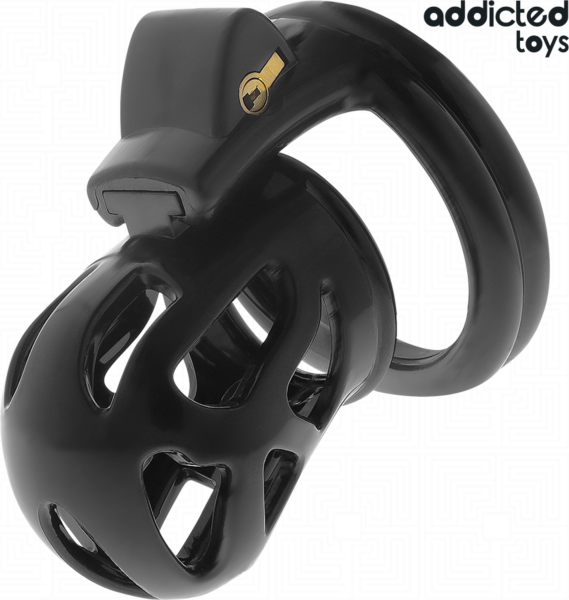 Cușcă de castitate Addicted Toys Locked 7,5 cm, cu inelele și cheile ei