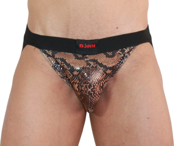 Jockstrap Burn 002 cu transparențe și detalii strălucitoare