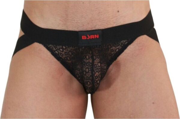 Jockstrap Burn 005 cu transparențe și detalii strălucitoare