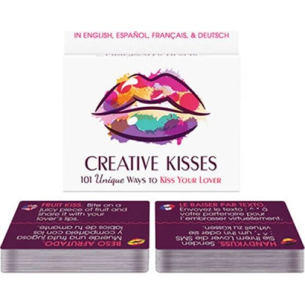 Joc de cărți Kheper Games Creative Kisses cu cărțile lui de săruturi