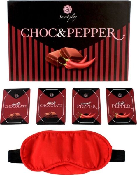 Joc de cărți Secret Play Choc & Pepper cu cărțile cu ciocolată și cele picante