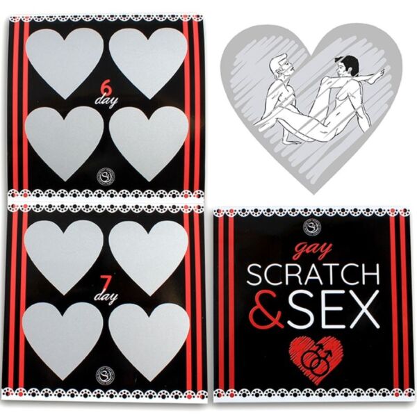 Joc de răzuit pentru cupluri Secret Play Scratch & Sex Gay