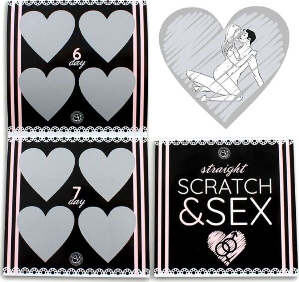 Joc erotic cu răzuire Secret Play Scratch & Sex Hetero pentru cupluri