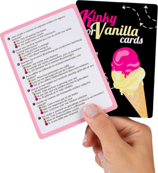 Joc erotic de societate Secret Play Kinky or Vanilla, cu cutia lui