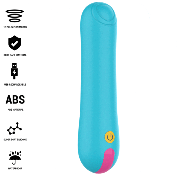 Vibrator Intense Claudia cu funcție de bătăi ritmice