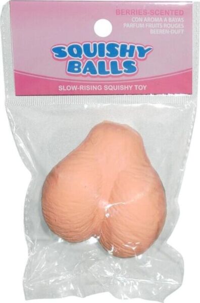Kheper Games Squishy Balls, testicule glumă de culoarea pielii