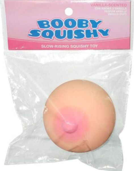 Kheper Games Booby Squishy, squishy moale în formă de sân, de culoarea pielii