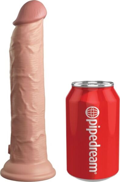 Dildo realist King Cock Elite din silicon, cu bază cu ventuză