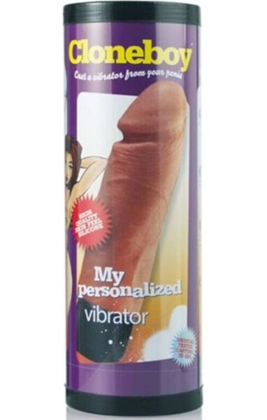 Kit de clonare a penisului Cloneboy Vibrator, cu inel cu laț și manșon de stimulare