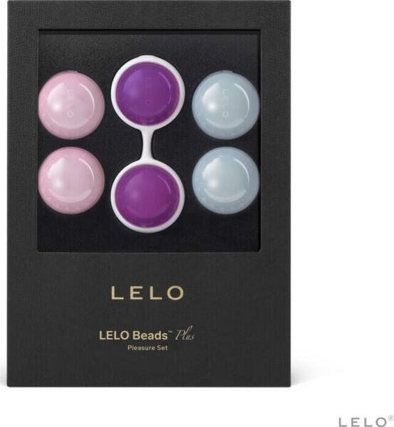Bile vaginale LELO Beads Plus, cu cele șase bile și suportul din silicon