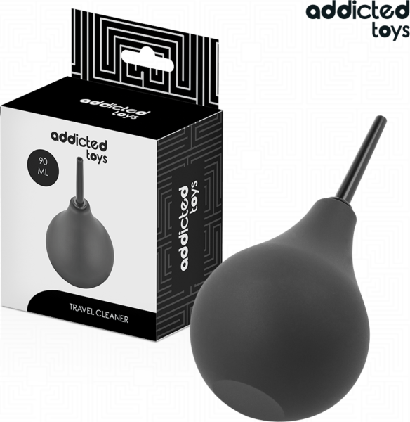 Duș anal Addicted Toys Travel Anal Cleaner cu pară flexibilă