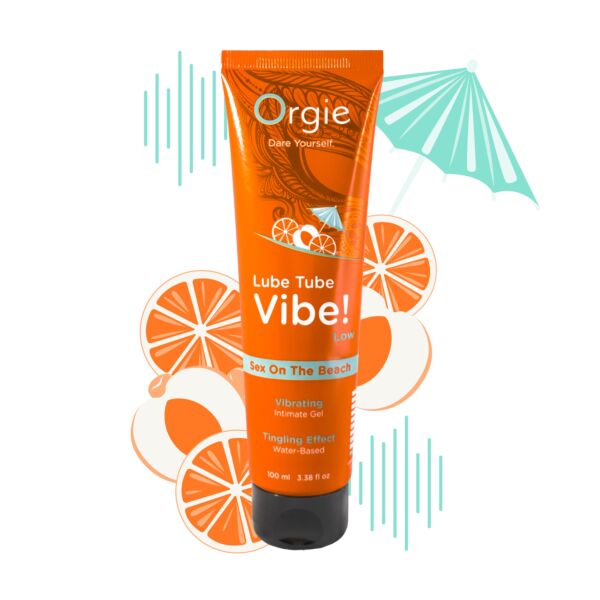 Tub de 100 ml cu lubrifiantul intim Orgie Lube Tube Vibe Sex On The Beach