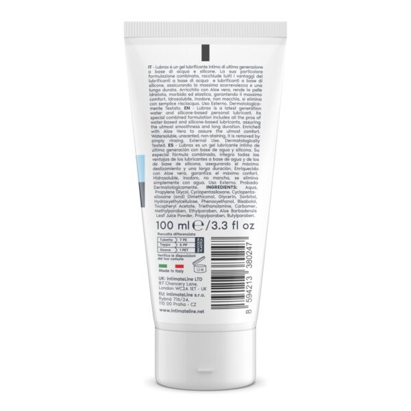 Lubrifiant anal hibrid IntimateLine Lubrax de 100 ml