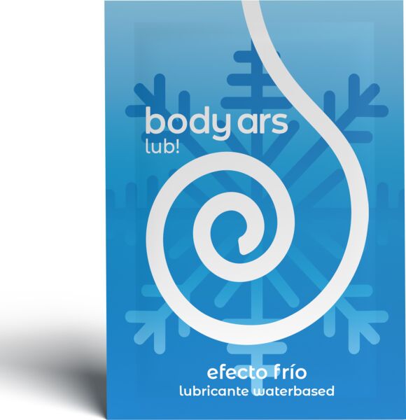 Cutie cu 20 de plicuri monodoză de lubrifiant Body Ars Efect Rece