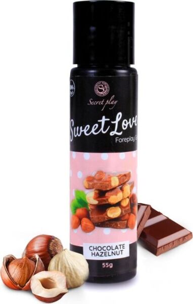 Lubrifiant comestibil Secret Play Sweet Love în flacon de 60 ml