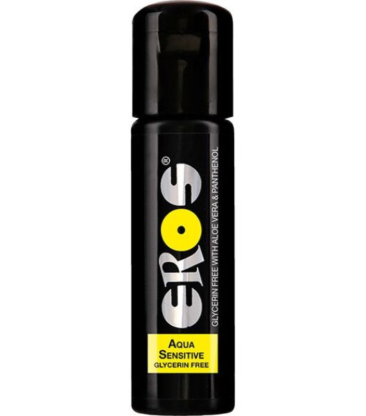 Flacon de 100 ml de lubrifiant Eros Aqua Sensitive Glycerin Free