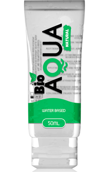 Flacon transparent de lubrifiant pe bază de apă Bioaqua