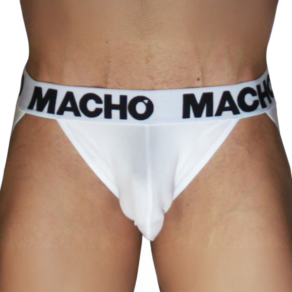 Jockstrap Macho Underwear MX29BL cu benzile duble din spate