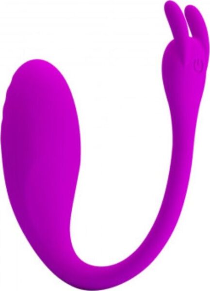 Ou vibrator Pretty Love Catalina, cu coada flexibilă cu urechi de iepuraș
