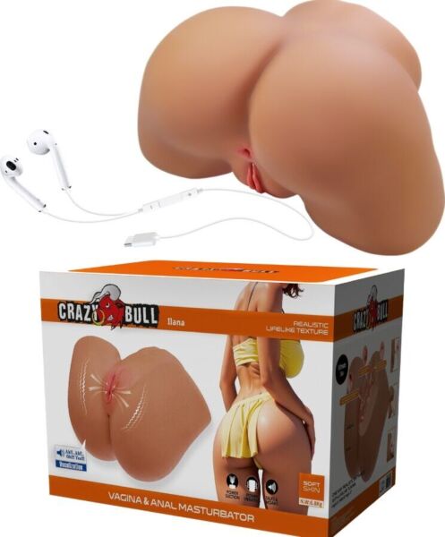 Masturbator realist Crazy Bull Ilana în formă de fund de femeie