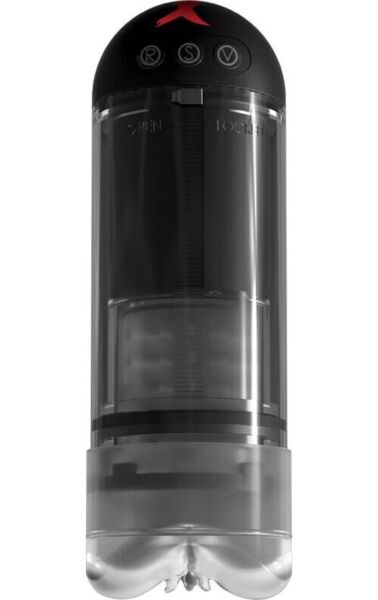 Masturbator PDX Elite Extender Pro de la Pipedream, cu tub transparent și motor